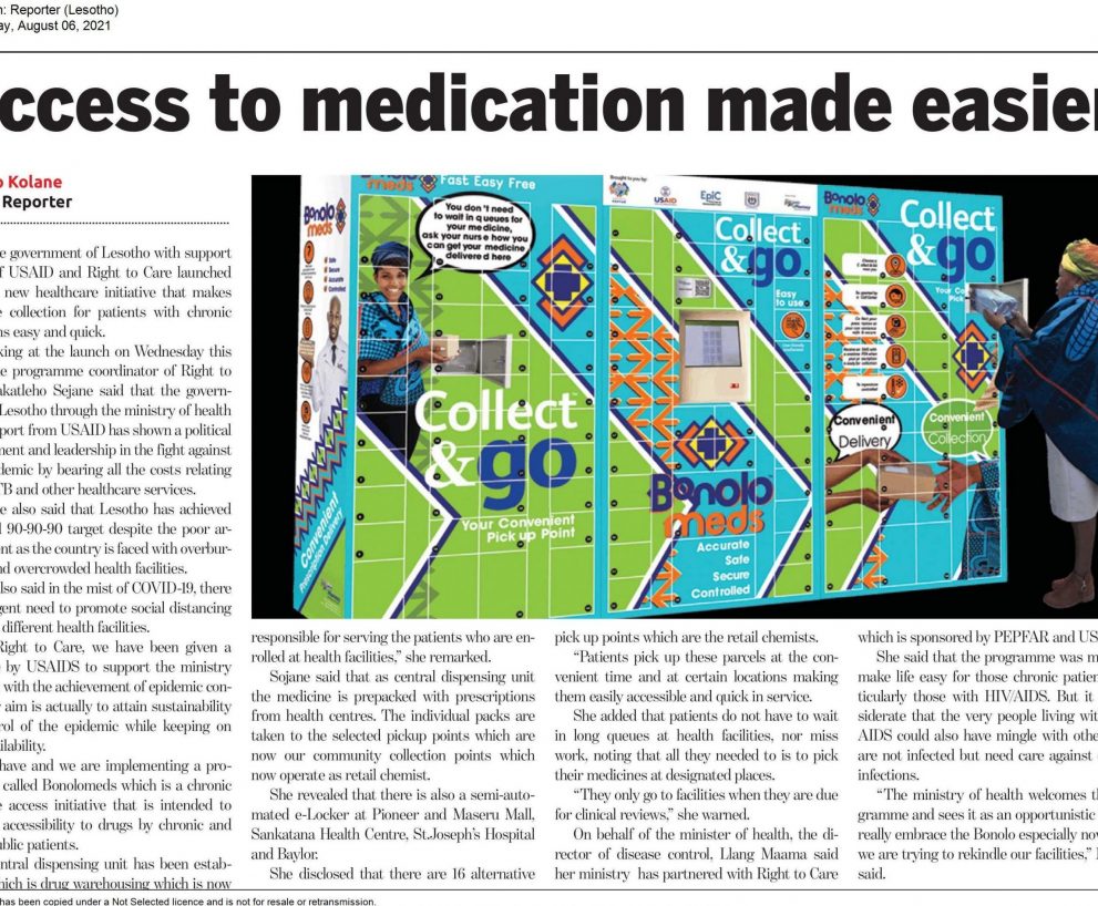 Access to medication made easier